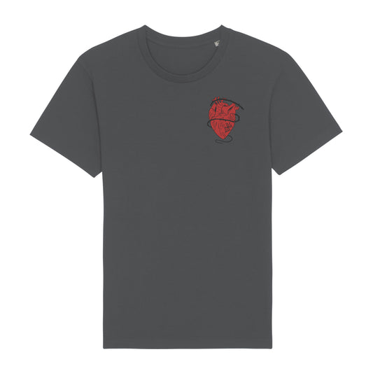The berserkers heart gray T-shirt – Anime Style for Anime Lovers - Original Design