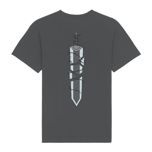 The berserkers heart gray T-shirt – Anime Style for Anime Lovers - Original Design