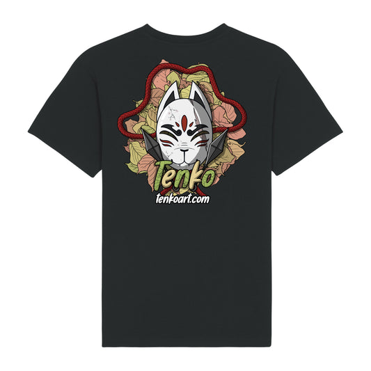 Тенко арт тениска, маска листа