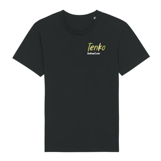 Тенко арт тениска, маска листа