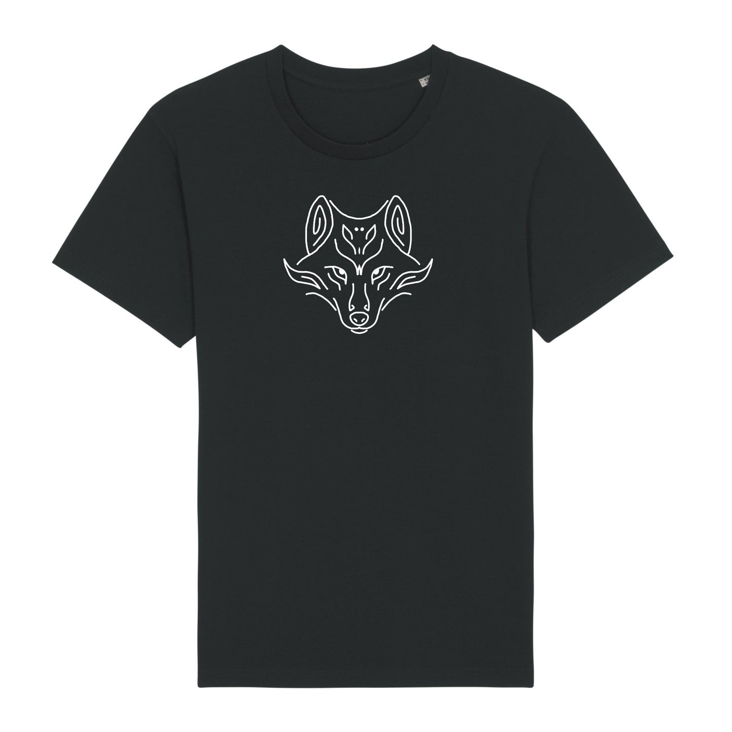 Wolf Line Art T-Shirt – Anime Style for Anime Lovers - Original Design