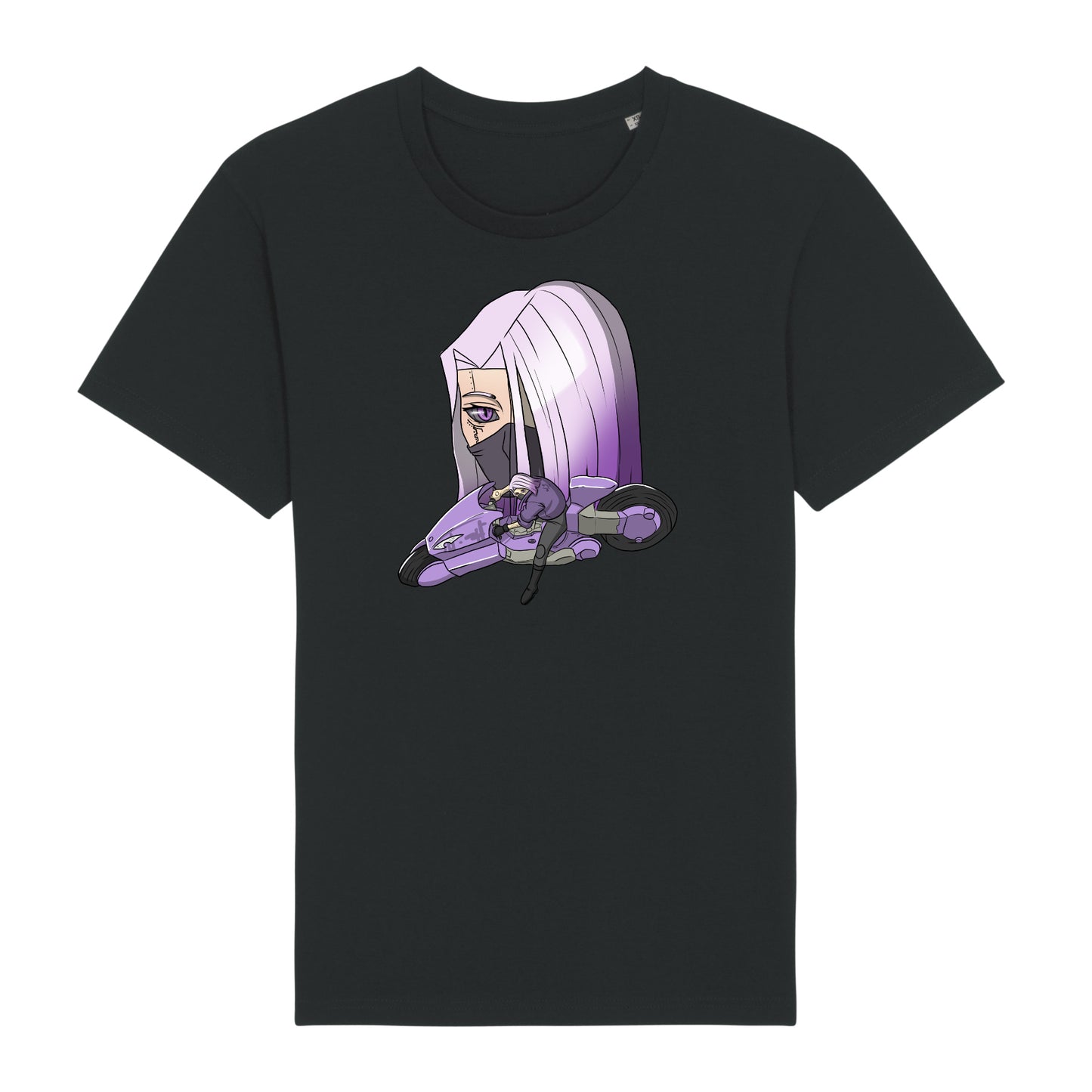 Cyber ​​Biker T-Shirt – Anime Style for Anime Lovers - Original Design